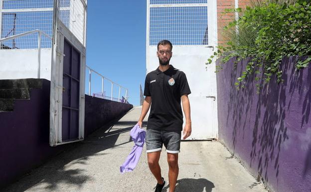 Deivid, el día en el que fue presentado como jugador del Pucela