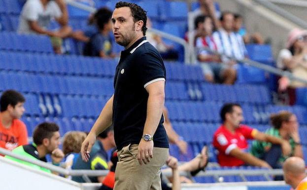 Sergio González en su época como entrenador del Espanyol./Toni Garriga-EFE