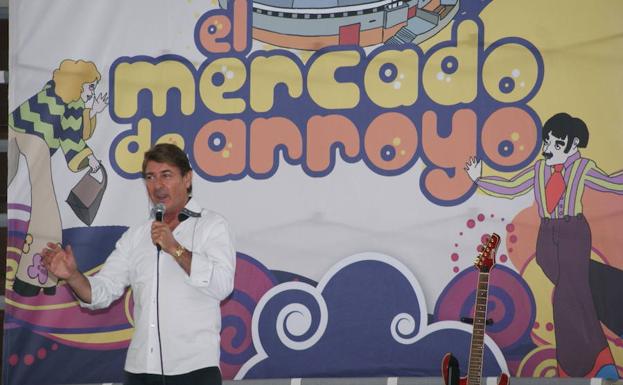 Alfonso Pahino en El Mercado de Arroyo.