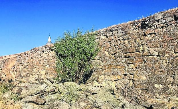 Una de las zonas de la muralla que serían objeto de restauración.