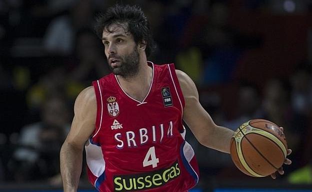 Milos Teodosic, base de la selección serbia. /ABC