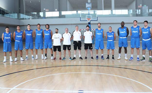 El equipo, en su presentación, el pasado 30 de agosto.