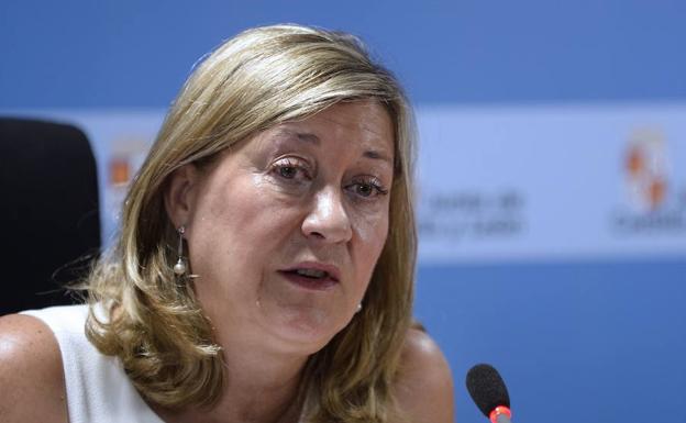 Pilar del Olmo, consejera de Economía y Hacienda de la Junta de Castilla y León