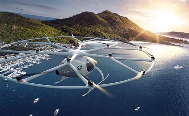 Su vuelo dura media hora./Volocopter