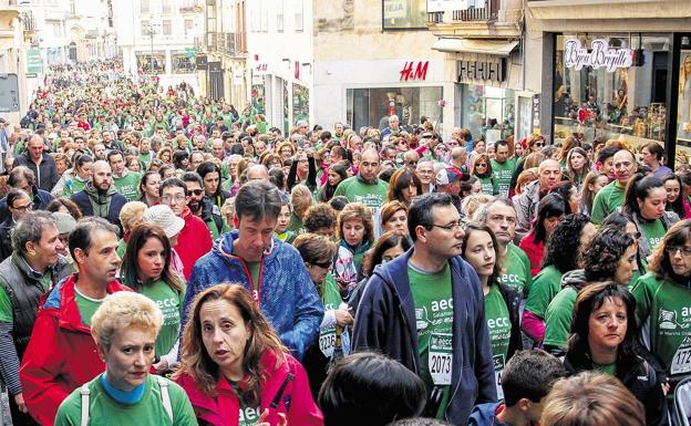 Participantes en la marcha del año pasado./Manuel Laya