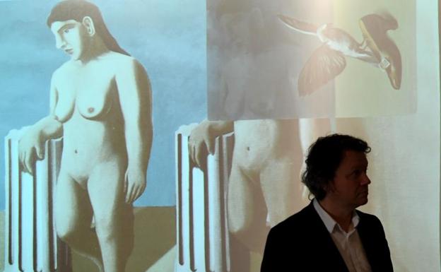 Reconstrucción de 'La pose enchantée'./Afp