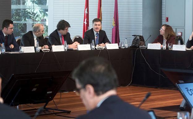 Francisco Vázquez, en la reunión del patronato de la Fundación Cotec./El Norte