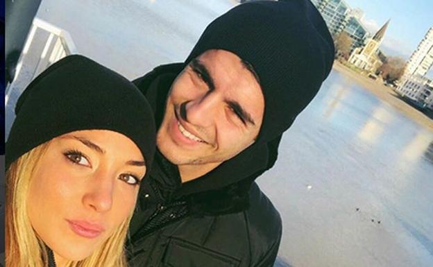 Alice Campello junto a Álvaro Morata. /Instagram