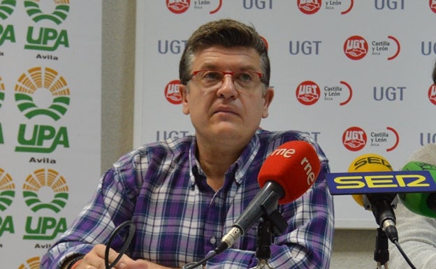 Javier García, miembro del Comité de Empresa de Ornua. /EL NORTE