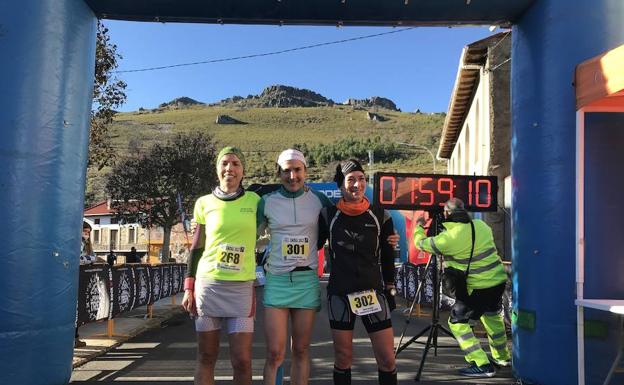 Podio femenino del cross