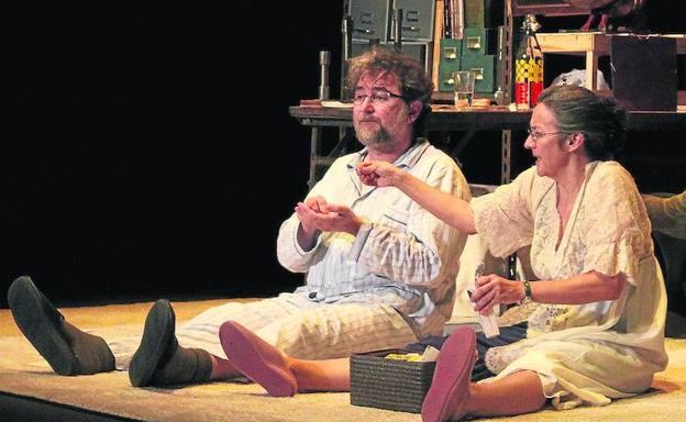 Un momento de la representación teatral. /El Norte