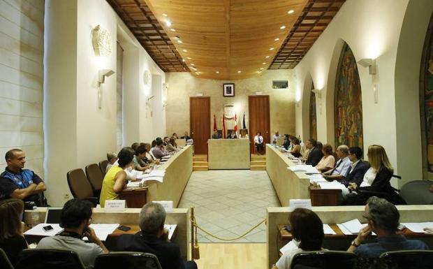 Imagen del pleno municipal./