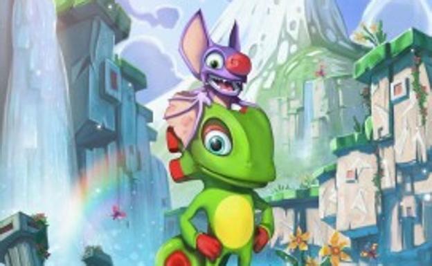 Portada del videojuego Yooka y Laylee.