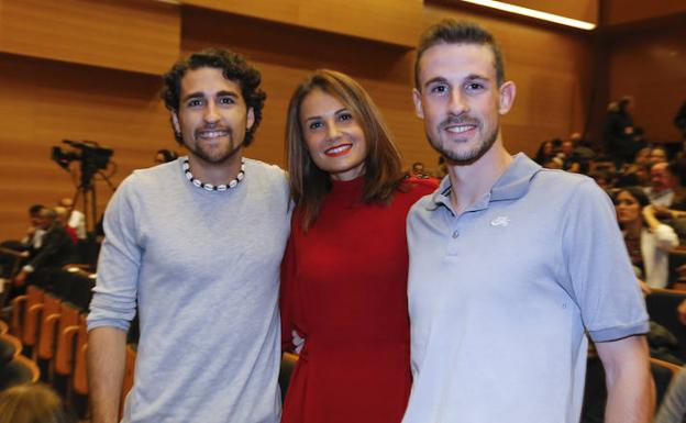 David Alejandro Castro, Gema Martín y Álvaro de Arriba. /MANUEL LAYA