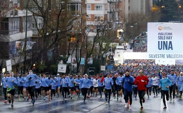 Un momento de la San Silvestre Vallecana. /EFE