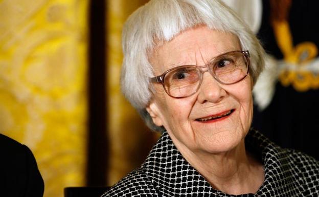 La escritora estadounidense Harper Lee en 2007./Afp