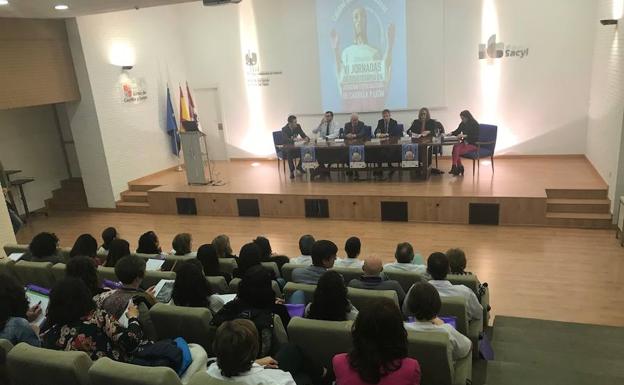 Jornada sobre fisioterapia en el Hospital./El Norte