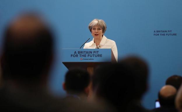Theresa May./Afp