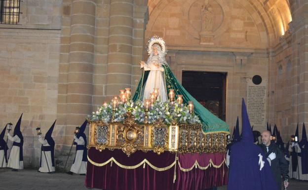 Procesión de la Virgen de la Esperanza./Alicia Pérez