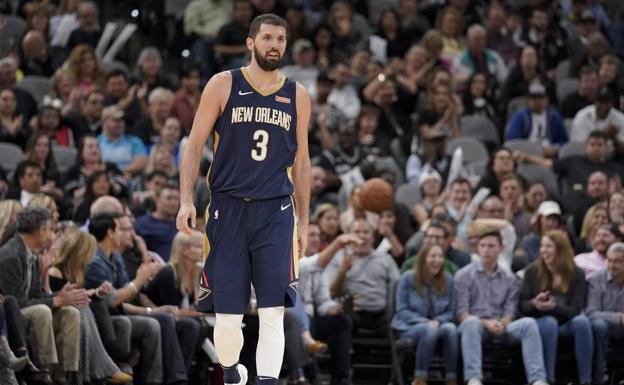 Nikola Mirotic, con más protagonismo en los Pelicans. /Efe