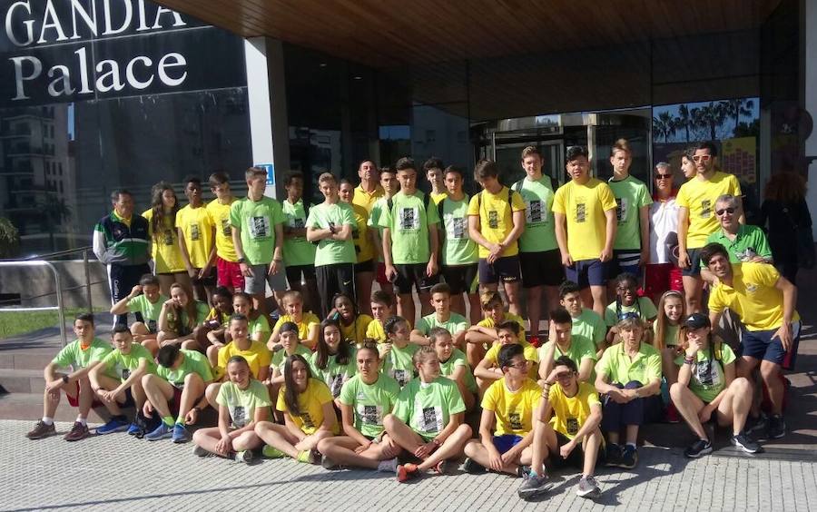 ImAgen de la última concentración en Gandía de la Federación territorial de Atletismo. /FETACYL
