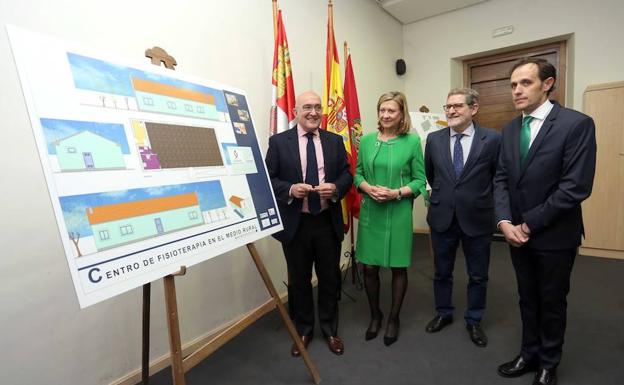 Jesús Julio Carnero, Pilar del Olmo, Julio Herrero y Conrado Íscar. /R. C.-ICAL