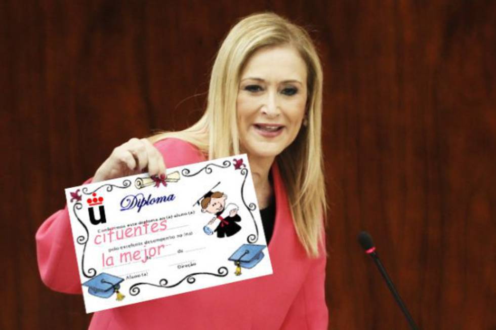 Twitter se vuelca con los 'memes' sobre el máster de Cifuentes