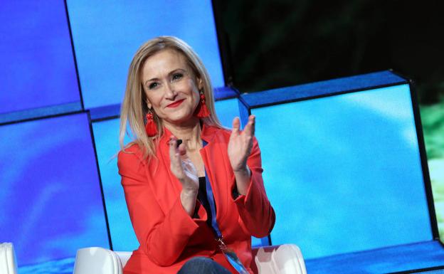 Cifuentes en la convención nacional del PP en Sevilla./ICAL