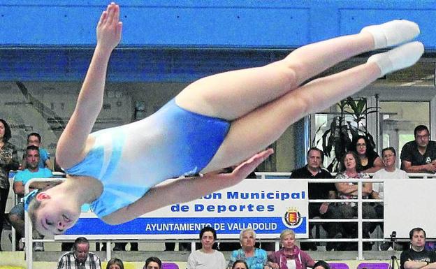 Erica Sanz, durante un ejercicio. /El Norte