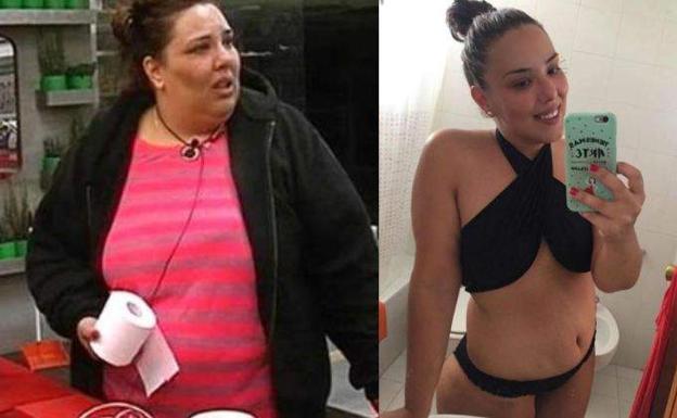 El antes y el después de Lorena Edo. /
