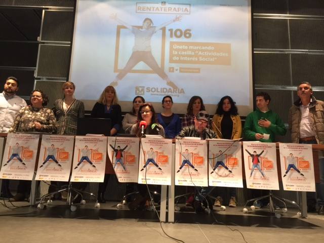 Presentación de la campaña de la X solidaria. /