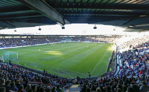 Vista del Helmántico durante el derbi de la primera vuelta. /LAYA
