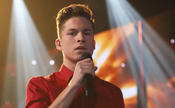 El catalán Raoul, durante una actuación en 'OT 2017'. /La 1