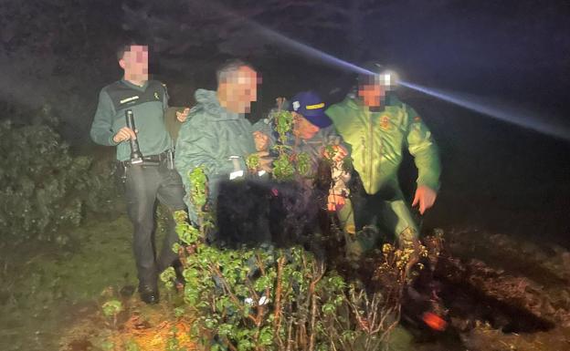 La Guardia Civil rescata en Gallegos a un hombre que se perdi� buscando setas