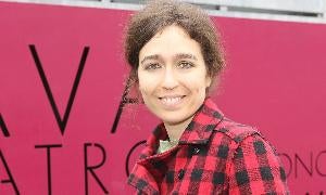 Lucía Rodríguez Miranda, delante del LAVA./ Henar Sastre/