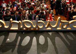 Premiados en la gala de los premios Solidarios./ G. Villamil/