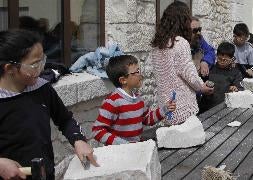Taller de cantería para niños. A. O./