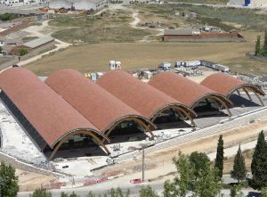 Construcción de la nueva bodega de Protos, en Peñafiel. / R. R./