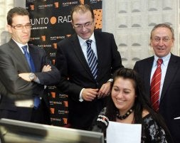 Participantes en el programa 'Área Valladolid'. / H. SASTRE/