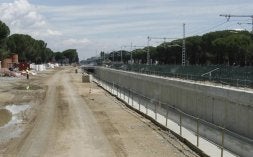Rampa de acceso al túnel del Pinar desde Madrid./ FOTOS G. VILLAMIL/