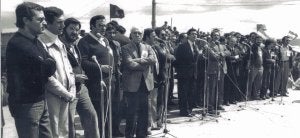 Lectura del Manifiesto de Vilallar en el año 1979. :: CORTES DE CASTILLA Y LEÓN/