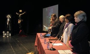 Celina Matilla, Carlos García, Ricardo Blázquez, Teresa Lopez y M. Victoria Botín. ::
FRAN JIMÉNEZ/