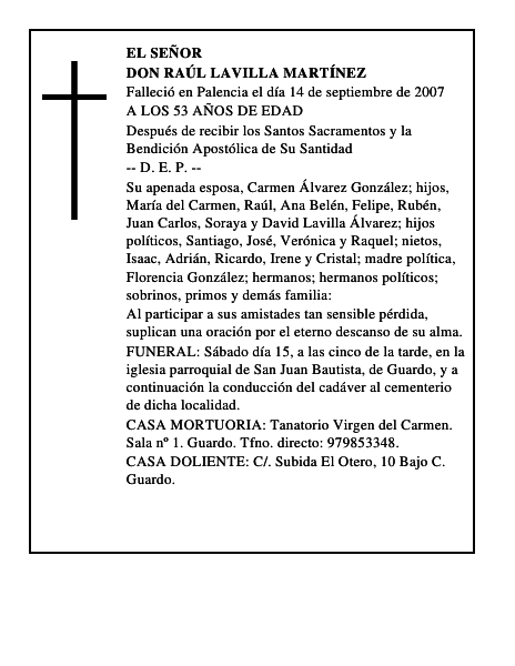 DON RAÚL LAVILLA MARTÍNEZ