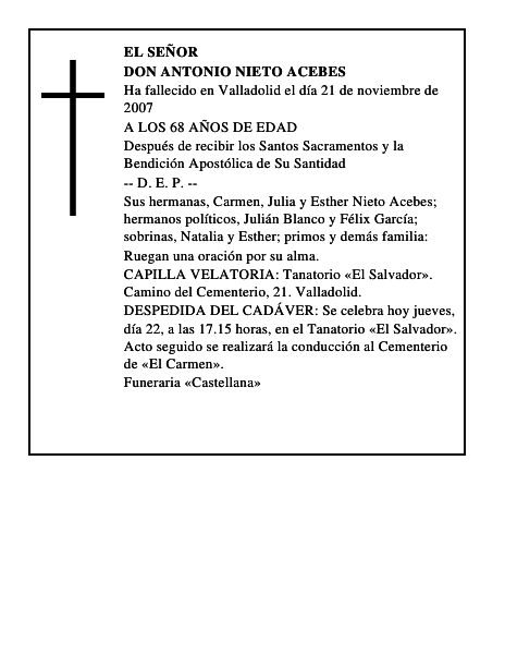 DON ANTONIO NIETO ACEBES