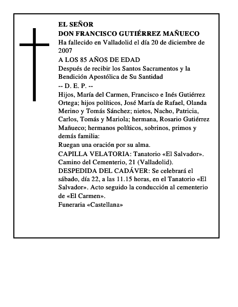 DON FRANCISCO GUTIÉRREZ MAÑUECO