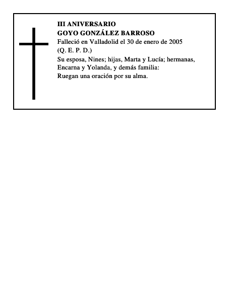 GOYO GONZÁLEZ BARROSO