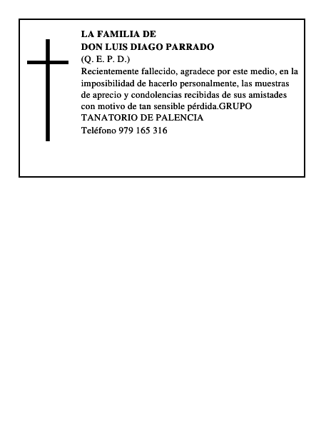 DON LUIS DIAGO PARRADO