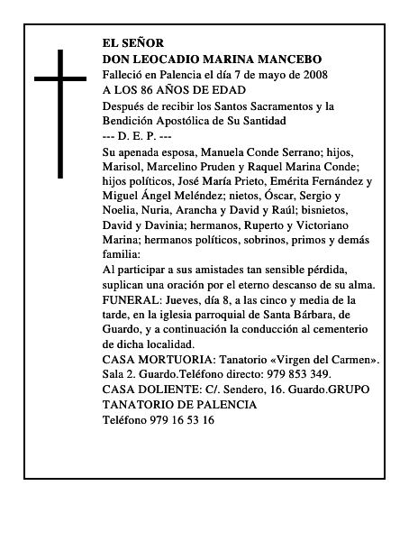 DON LEOCADIO MARINA MANCEBO