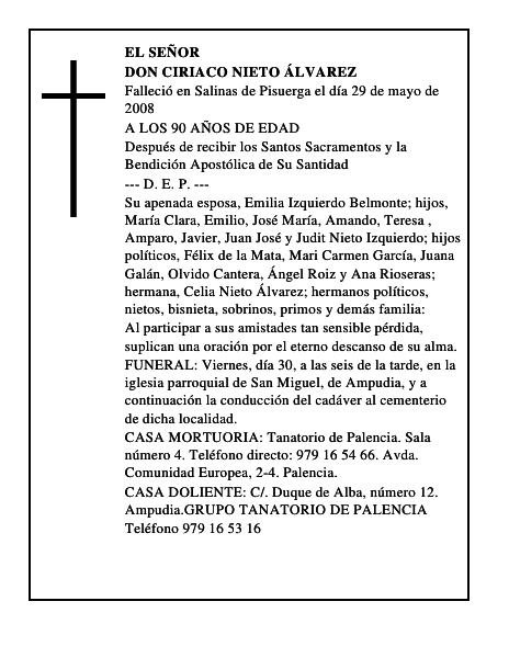 DON CIRIACO NIETO ÁLVAREZ