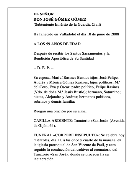 DON JOSÉ GÓMEZ GÓMEZ